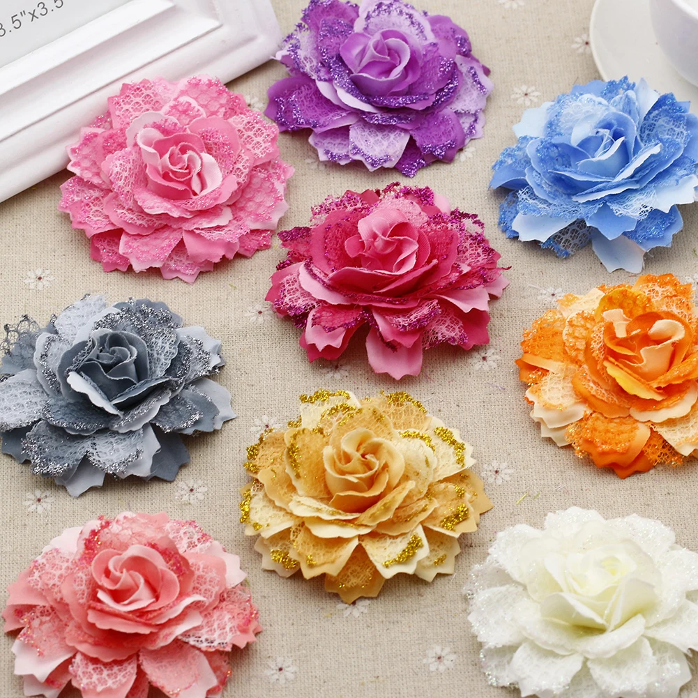 7-8cm Glitter Peony Flower Head DIY Handmade Baby Girl Hairclip Bridal Corsage Accessories Crafts Artificial Flowers
7-8cm Glitter Peony Flower Head DIY Handmade Baby Girl Hairclip Bridal Corsage Accessories Crafts Artificial Flowers