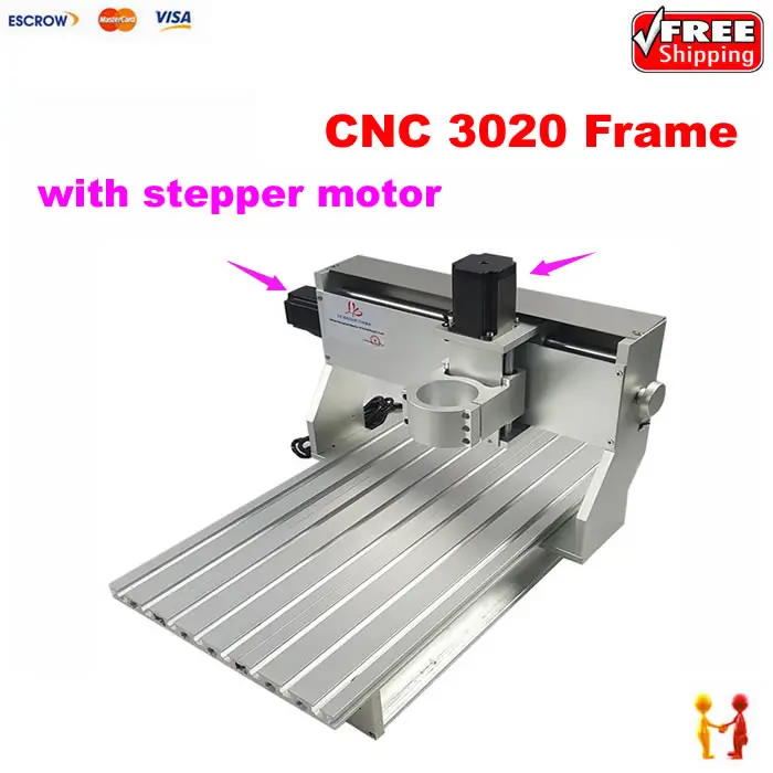 

cnc milling machine kit DIY 3020 cnc machine frame part With stepper motor limit switch
