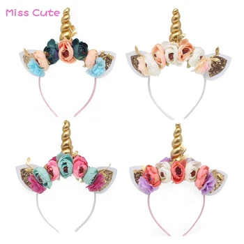 10 PCS/Lot Lovely Glitter Rainbow Unicorn Horn Halloween Party Baby Headband Floral Cat Ears Unicorn Big Flower Hair Accessories
10 PCS/Lot Lovely Glitter Rainbow Unicorn Horn Halloween Party Baby Headband Floral Cat Ears Unicorn Big Flower Hair Accessories