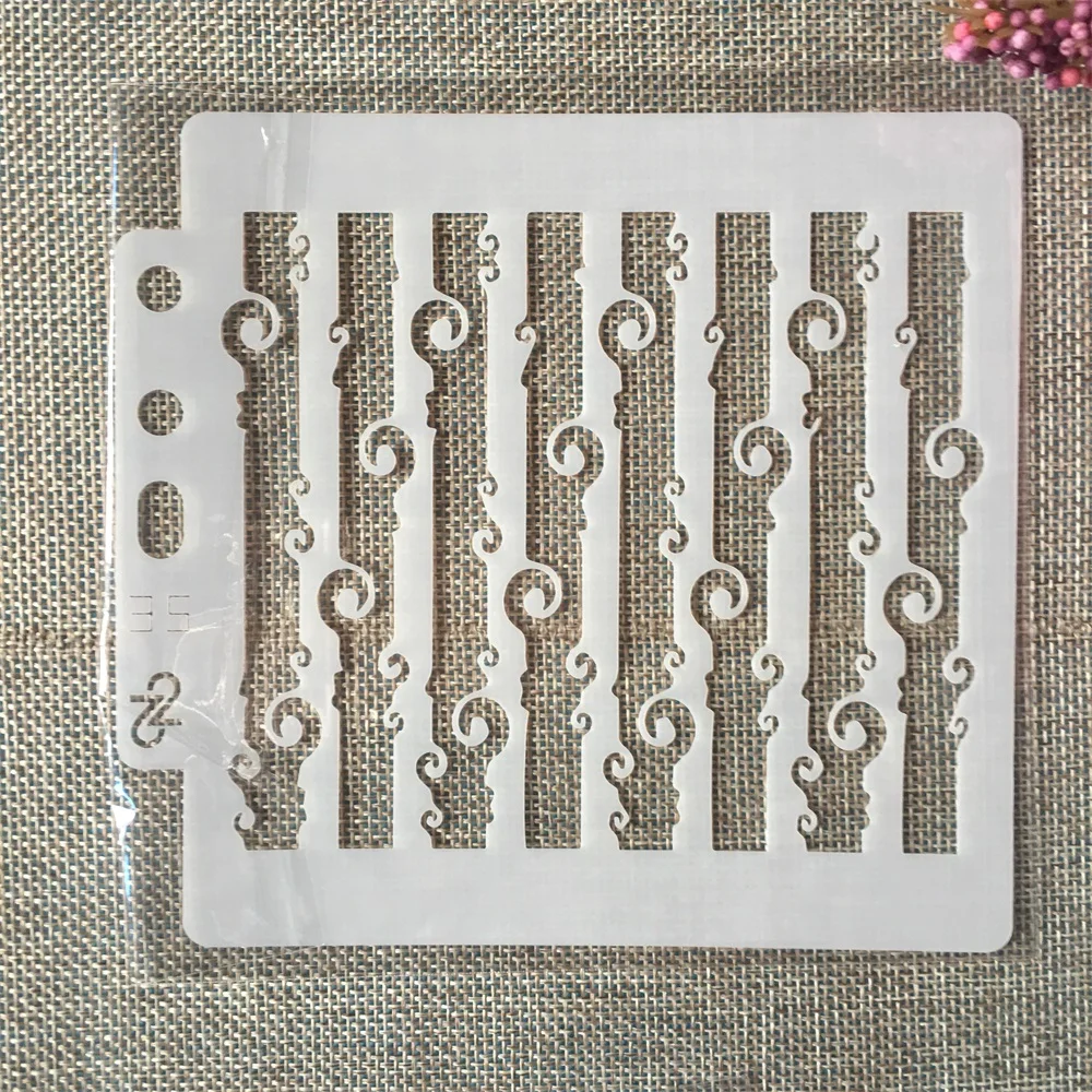 5.1inch Fence Column Curling DIY Layering Stencils Painting Scrapbook Coloring Embossing Album Decorative Card Template
5.1inch Fence Column Curling DIY Layering Stencils Painting Scrapbook Coloring Embossing Album Decorative Card Template