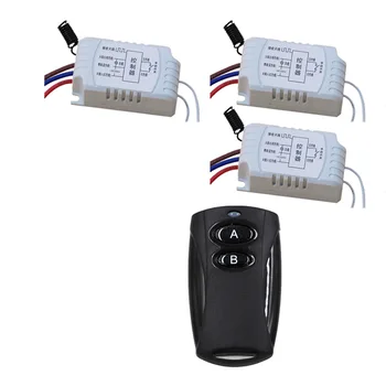 Free Shipping AC220VWireless Smart Remote Control Switch with Manual Button 3pcs Receiver and Transmitter 315MHZ Hot Sales
Free Shipping AC220VWireless Smart Remote Control Switch with Manual Button 3pcs Receiver and Transmitter 315MHZ Hot Sales