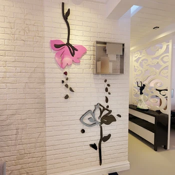Up and down flowers 3D crystal acrylic three-dimensional wall stickers Living room bedroom TV background wall decoration
Up and down flowers 3D crystal acrylic three-dimensional wall stickers Living room bedroom TV background wall decoration