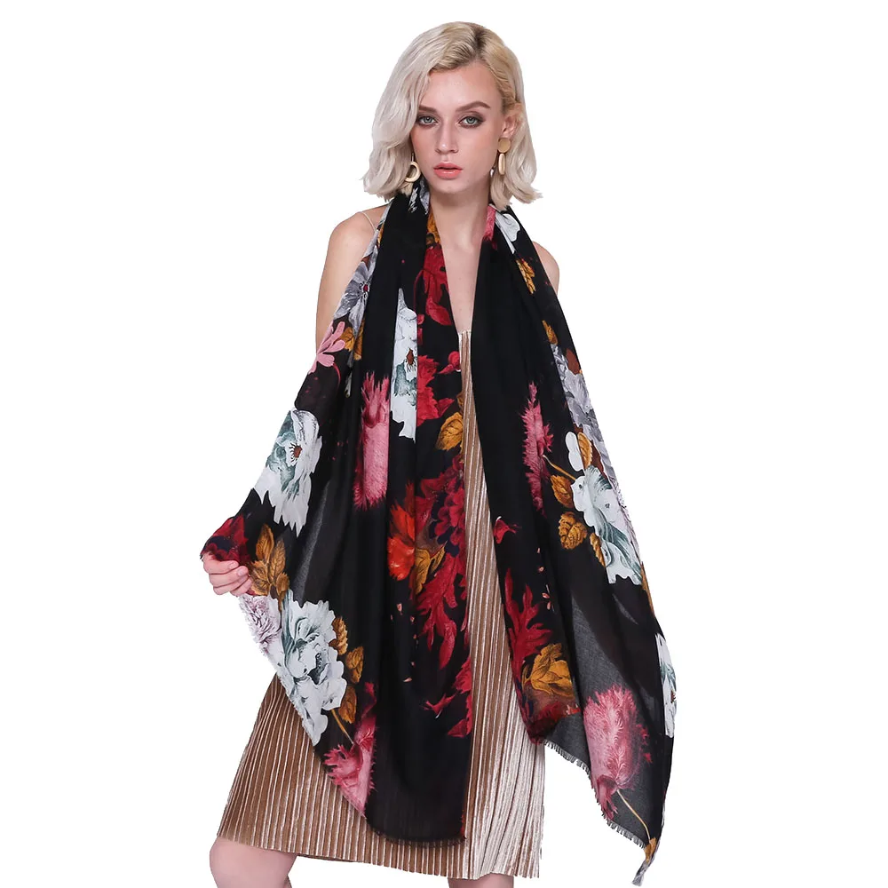 2019 new fashion floral print soft scarf pashmina muslim hijab wraps women scarves shawls brand muffler flower free shipping
2019 new fashion floral print soft scarf pashmina muslim hijab wraps women scarves shawls brand muffler flower free shipping