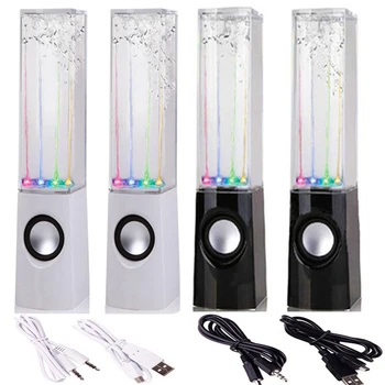 Portable waterproof LED Light Water Dancing Music Fountain Light Speaker For PC Phone MP3 player Desk Stereo Loudspeaker
Portable waterproof LED Light Water Dancing Music Fountain Light Speaker For PC Phone MP3 player Desk Stereo Loudspeaker