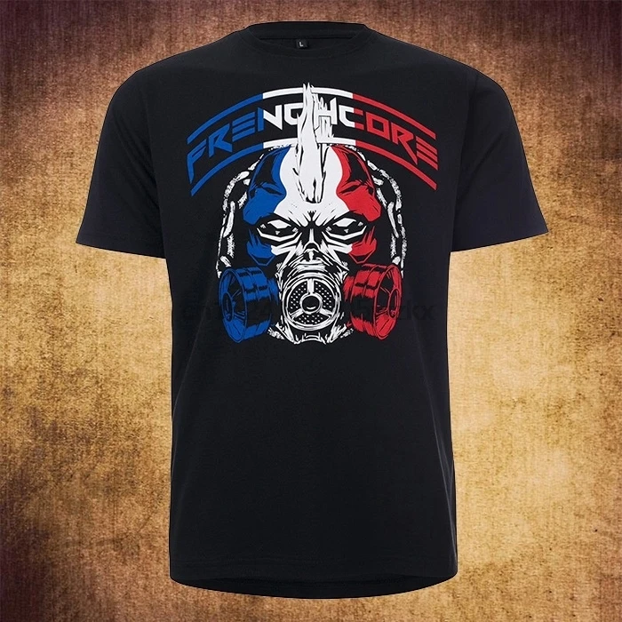 Mens Custom Printed Frenchcore T-shirt Toxic War Fashion Cotton Tops Black Size S-3XL
Mens Custom Printed Frenchcore T-shirt Toxic War Fashion Cotton Tops Black Size S-3XL