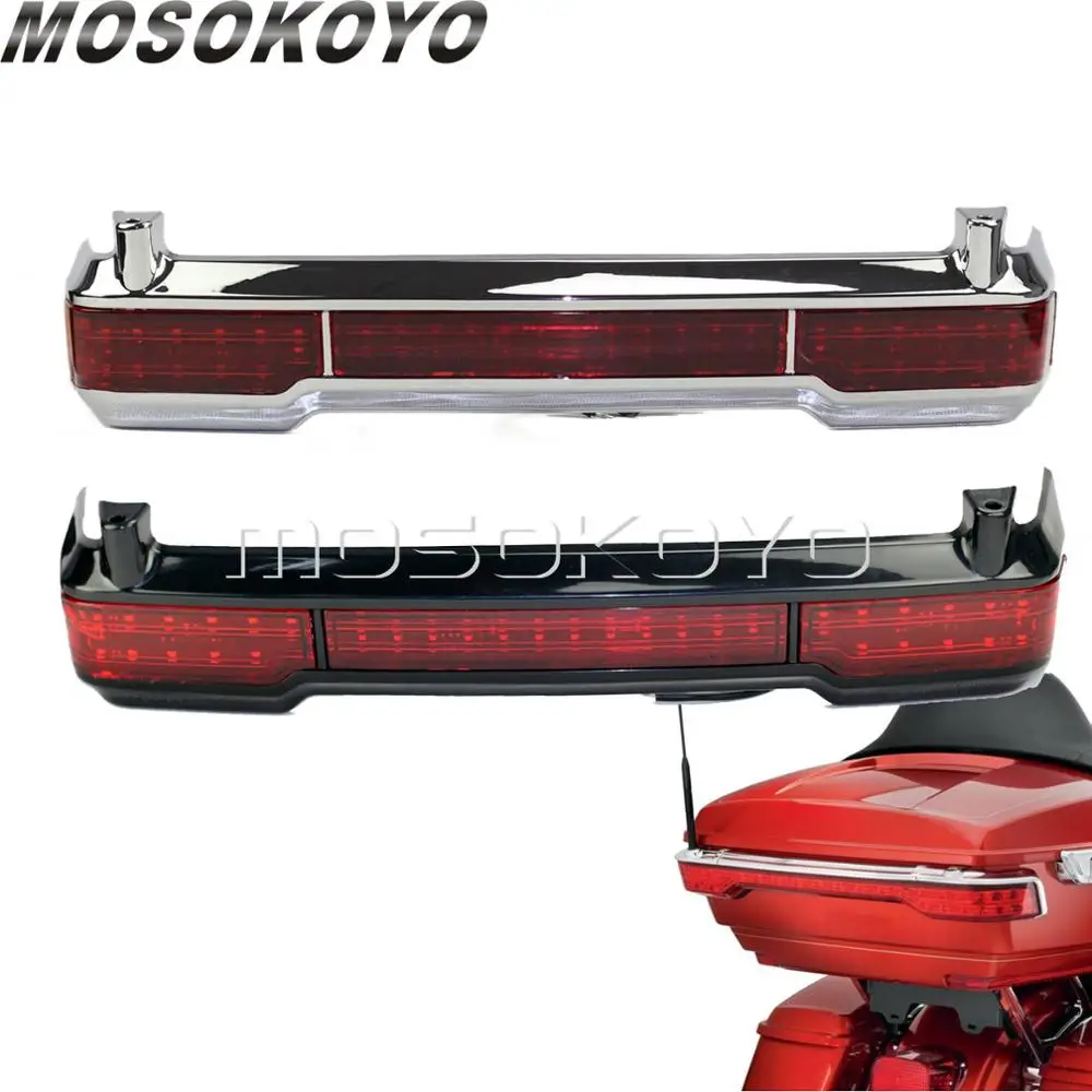 Motorcycle Chrome Black LED Red Taillight Running & Brake Tail Light for Harley Touring Tour Pack Classic Ultra King 1997-Up
Motorcycle Chrome Black LED Red Taillight Running & Brake Tail Light for Harley Touring Tour Pack Classic Ultra King 1997-Up