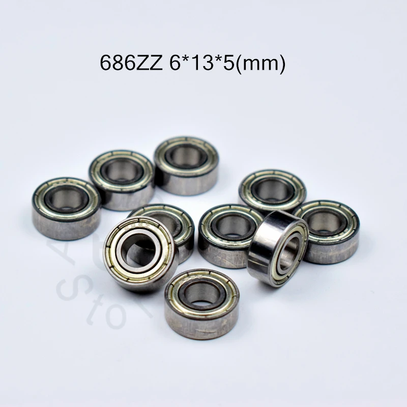 686 686ZZ bearing 6*13*5(mm) 10pieces free shipping ABEC-5 bearings metal Sealed Bearing 686 686Z 686ZZ chrome steel bearing
686 686ZZ bearing 6*13*5(mm) 10pieces free shipping ABEC-5 bearings metal Sealed Bearing 686 686Z 686ZZ chrome steel bearing