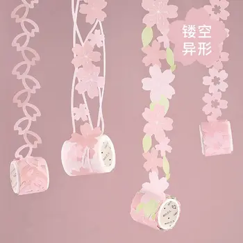 Japanese Style Beautiful Synthetic Paper Washi Tape Flower Shaped Hollow Series Handbook Diary DIY Decorative Stickers
Japanese Style Beautiful Synthetic Paper Washi Tape Flower Shaped Hollow Series Handbook Diary DIY Decorative Stickers
