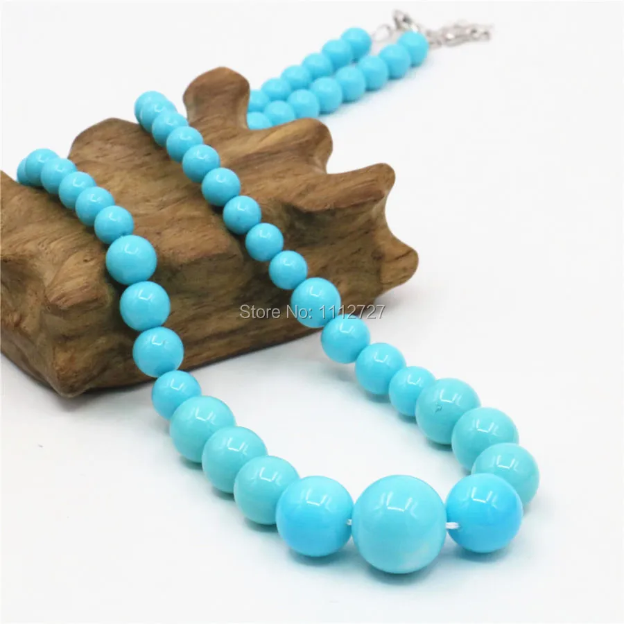 6-14mm Accessories Natural Blue Seashell Beads Tower Necklace Chain Girls Christmas Gifts Women Fashion Jewelry Making Design
6-14mm Accessories Natural Blue Seashell Beads Tower Necklace Chain Girls Christmas Gifts Women Fashion Jewelry Making Design