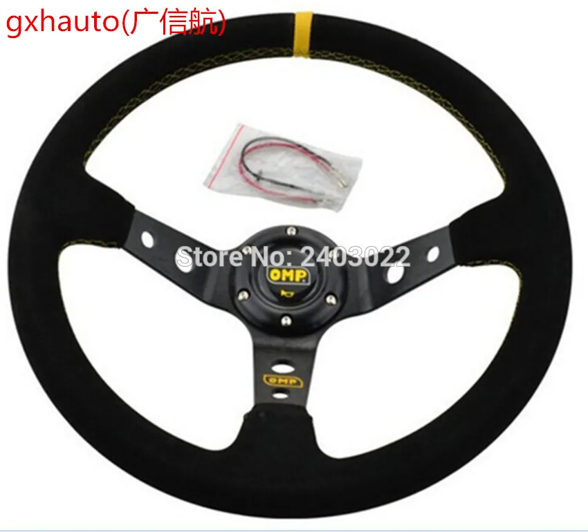 Racing 14" OMP Steering Wheel OMP Suede Leather Steering Wheel Deep Dish Racing Sport Steering ID=14inch 35 Suede Leather
Racing 14" OMP Steering Wheel OMP Suede Leather Steering Wheel Deep Dish Racing Sport Steering ID=14inch 35 Suede Leather