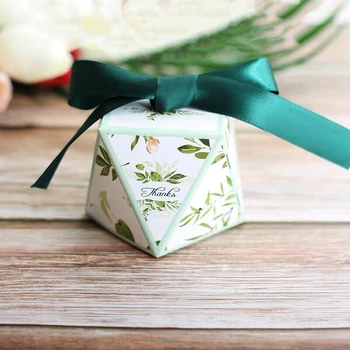 100pcs New Diamond shape forest Green leaves flower Flamingo Candy Box Wedding Favors And thanks Gifts Party Supplies Gift Box
100pcs New Diamond shape forest Green leaves flower Flamingo Candy Box Wedding Favors And thanks Gifts Party Supplies Gift Box