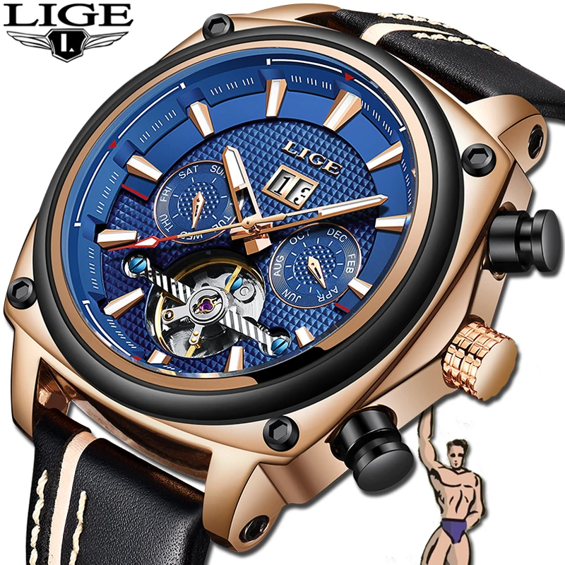 2019 LIGE New Mens Watches Top Brand luxury Waterproof Automatic Mechanical Watch leather Fashion Sport Watch Men Montre Homme
2019 LIGE New Mens Watches Top Brand luxury Waterproof Automatic Mechanical Watch leather Fashion Sport Watch Men Montre Homme