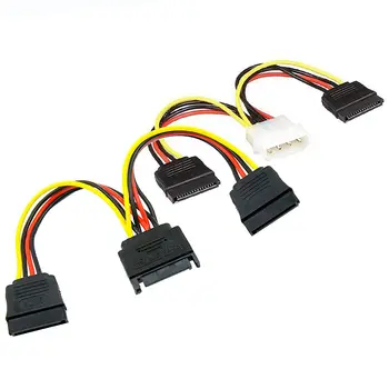 SSD / SATA Hard Drive Connection Kit(1x 4 Pin to Dual 15 Pin SATA Power Cable, 1x 15 Pin to Dual 15 Pin SATA Power Cable)
SSD / SATA Hard Drive Connection Kit(1x 4 Pin to Dual 15 Pin SATA Power Cable, 1x 15 Pin to Dual 15 Pin SATA Power Cable)