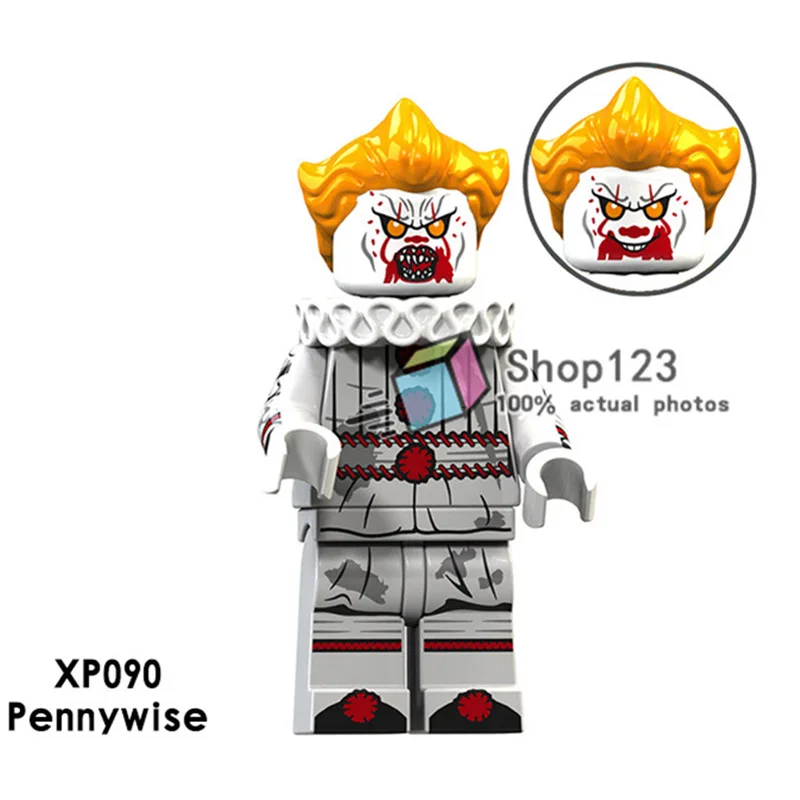Horror Movie The Clown Pennywise Redux George Beverly Joker With Balloon Building Blocks Toys Friends
Horror Movie The Clown Pennywise Redux George Beverly Joker With Balloon Building Blocks Toys Friends