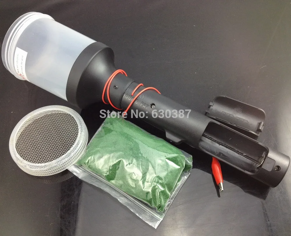 GJ0707 Mini Flocking Static Grass Applicator 5mm 120g Static Grass Large Sieve Flocking Machine
GJ0707 Mini Flocking Static Grass Applicator 5mm 120g Static Grass Large Sieve Flocking Machine