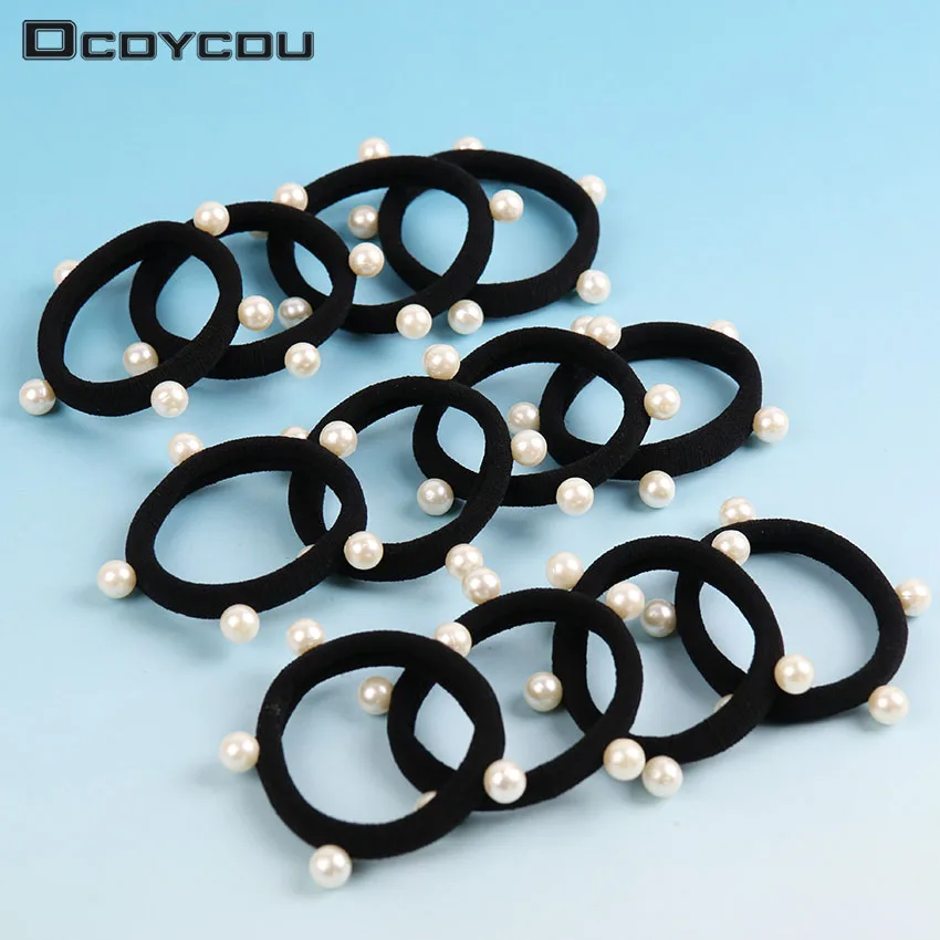 10 PCS Black Child Kids Hair Holders Cute Pearl Rubber Hair Band Elastics Accessories Girl Women Charms Tie Gum
10 PCS Black Child Kids Hair Holders Cute Pearl Rubber Hair Band Elastics Accessories Girl Women Charms Tie Gum