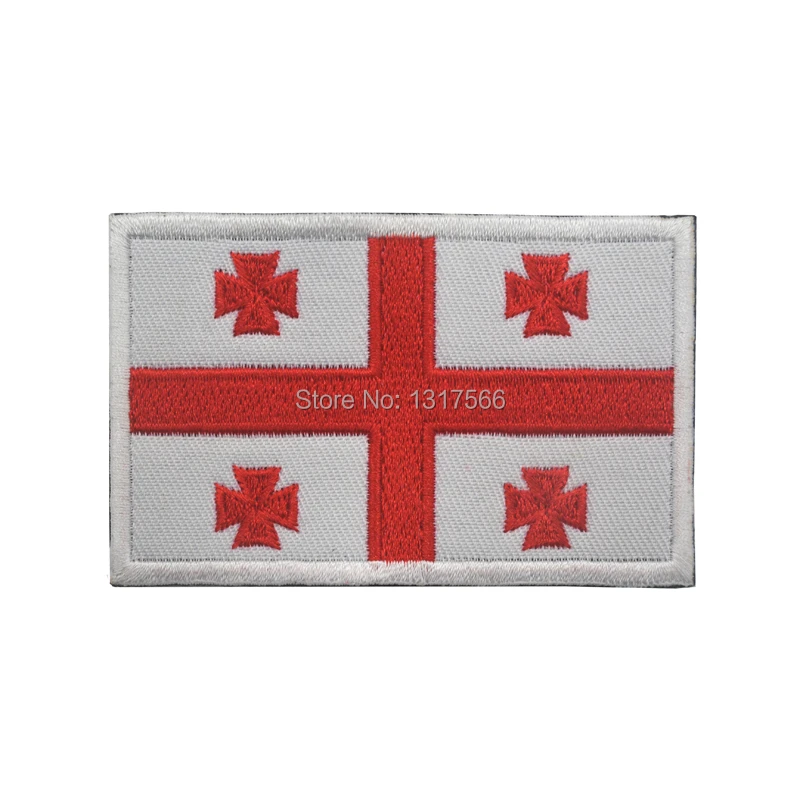 Georgian National Flag Embroidery Patch Embroidered Patches Military Tactical Armband Fabric Sticker Sewing Applique For Clothes
Georgian National Flag Embroidery Patch Embroidered Patches Military Tactical Armband Fabric Sticker Sewing Applique For Clothes