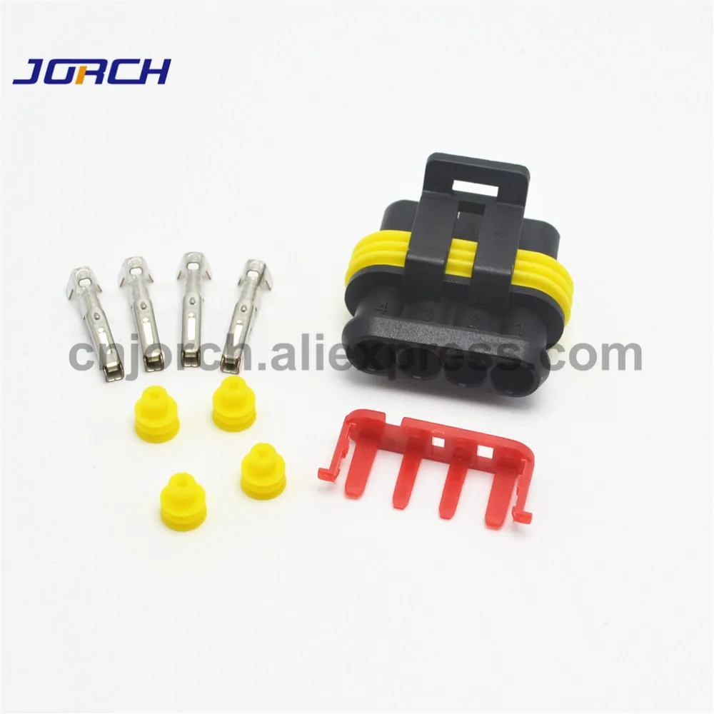 10 kit 4 pin way waterproof wire connector female sealed auto electrical plug 282088-1
10 kit 4 pin way waterproof wire connector female sealed auto electrical plug 282088-1