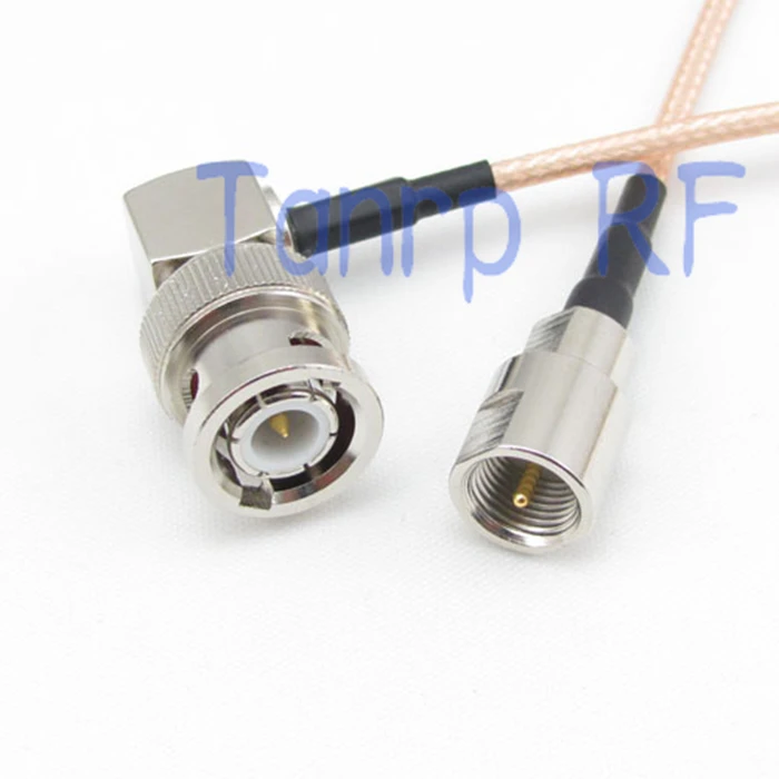 

15CM Pigtail coaxial jumper cable RG316 extension cord 6inch BNC male right angle to FME male plug RF adapter connector