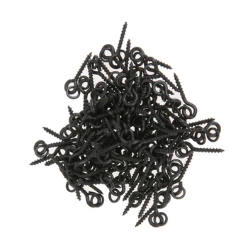 100pcs/lot 13mm Carp Fishing Chod Boilie Screw with Ring Pop Up Peg Pellet Holder Bait Stop Matte Black Terminal Tackle
100pcs/lot 13mm Carp Fishing Chod Boilie Screw with Ring Pop Up Peg Pellet Holder Bait Stop Matte Black Terminal Tackle