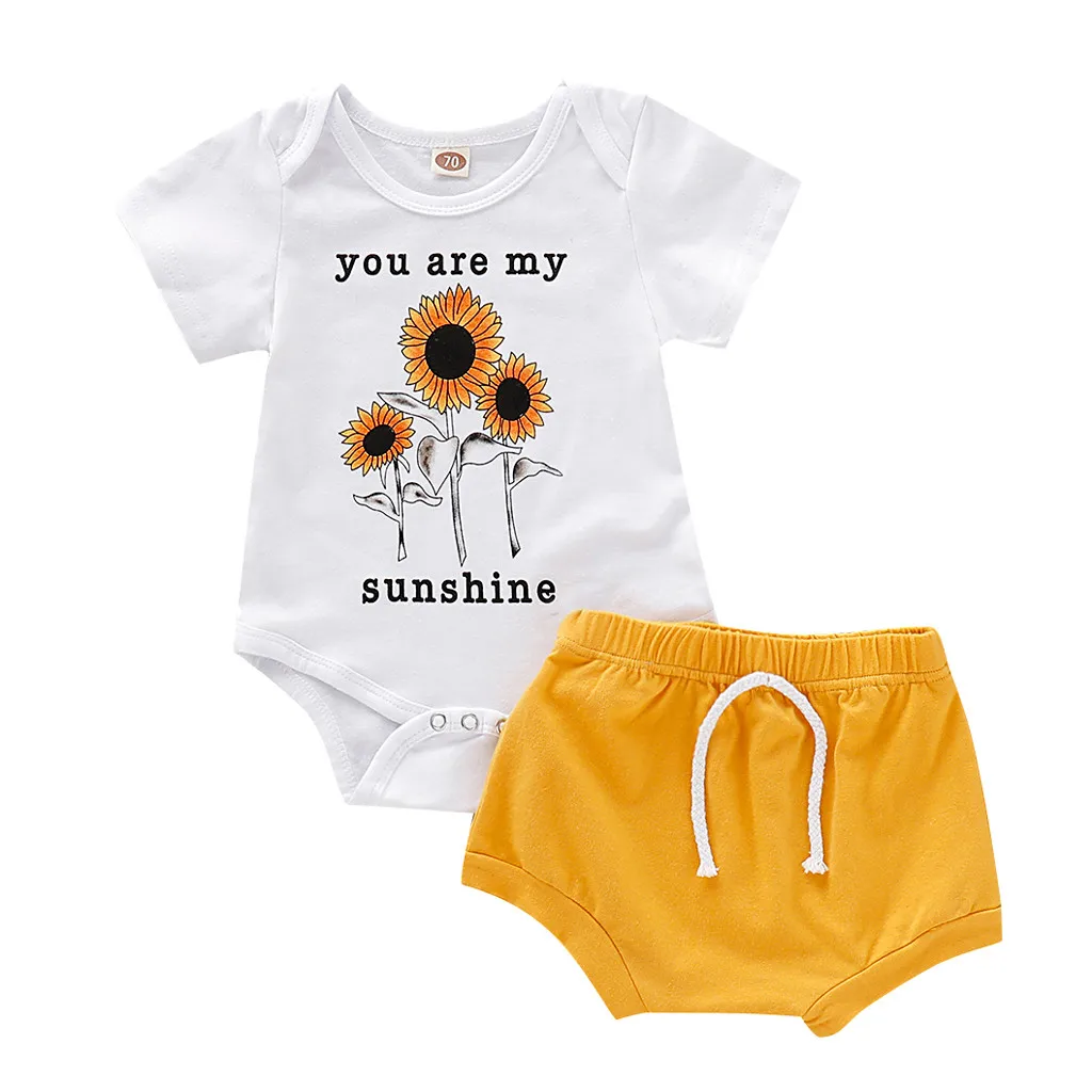 Baby girl boy letter sunflower jumpsuit shirt shorts 2PC clothes suit children short-sleeved letter robes sunflower shirt shorts
Baby girl boy letter sunflower jumpsuit shirt shorts 2PC clothes suit children short-sleeved letter robes sunflower shirt shorts
