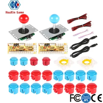 2 Player Arcade Game DIY Kit for Joystick / MAME / Raspberry Pi Zero Delay USB Encoder + Push Button + Octagonal Restrictor
2 Player Arcade Game DIY Kit for Joystick / MAME / Raspberry Pi Zero Delay USB Encoder + Push Button + Octagonal Restrictor
