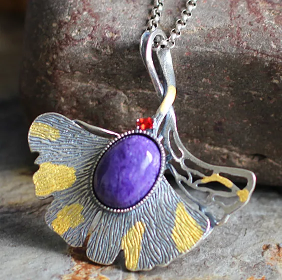 Jimei silver accessories air S925 silver value crystal pendant temperament conspicuous purple Thai silver jewellery bag mail
Jimei silver accessories air S925 silver value crystal pendant temperament conspicuous purple Thai silver jewellery bag mail