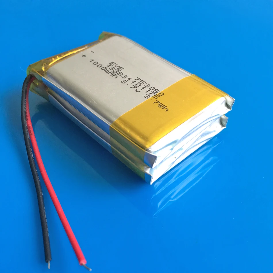 3.7V 2000mAh rechargeable battery 153050 lithium polymer Li po cells replace for digital camera Keyboard DVD GPS 15*30*50mm
3.7V 2000mAh rechargeable battery 153050 lithium polymer Li po cells replace for digital camera Keyboard DVD GPS 15*30*50mm