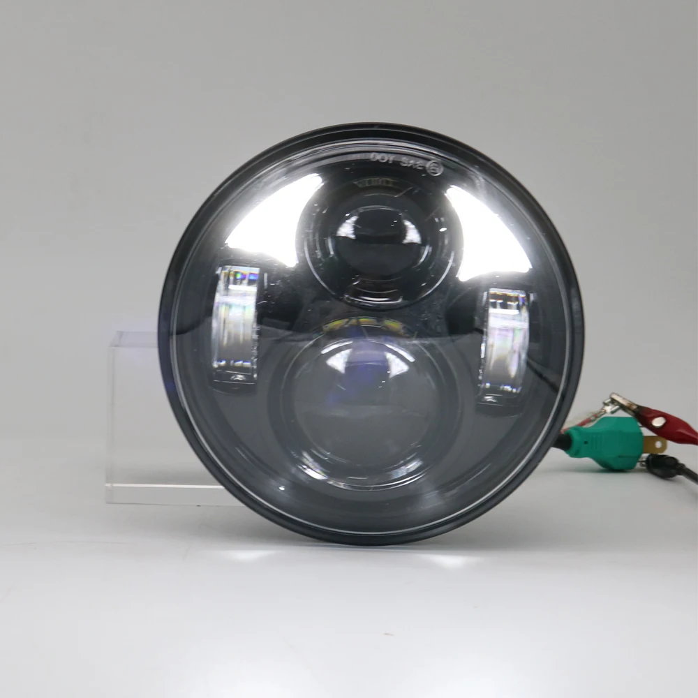 New 5 3/4 " High/Low Beam Motorcycle LED Headlight 5.75 inch Round Angle Eyes H4 Projector Head Lamp for Harley Davidson
New 5 3/4 " High/Low Beam Motorcycle LED Headlight 5.75 inch Round Angle Eyes H4 Projector Head Lamp for Harley Davidson