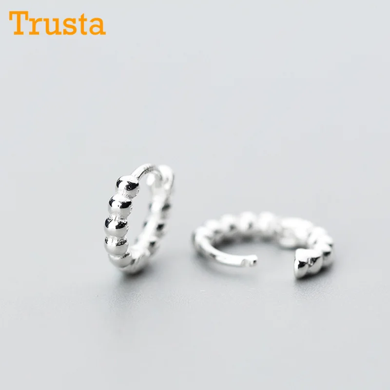 Trusta 100% 925 Real Sterling Silver Hoop Geometric Ear Cuff Clip On Earrings For Women Girl Teen Piercing Earing Jewelry DS1138
Trusta 100% 925 Real Sterling Silver Hoop Geometric Ear Cuff Clip On Earrings For Women Girl Teen Piercing Earing Jewelry DS1138