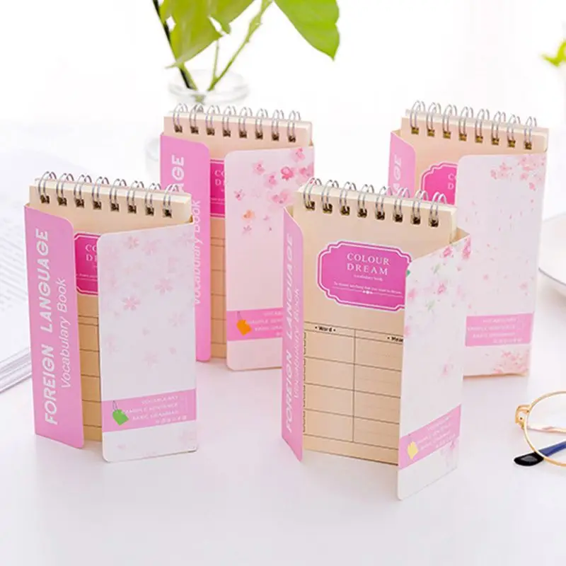 Cherry Blossoms English Word Coil Book Vocabulary Notebook Diary Notepad Hand Memo Book Stationery
Cherry Blossoms English Word Coil Book Vocabulary Notebook Diary Notepad Hand Memo Book Stationery