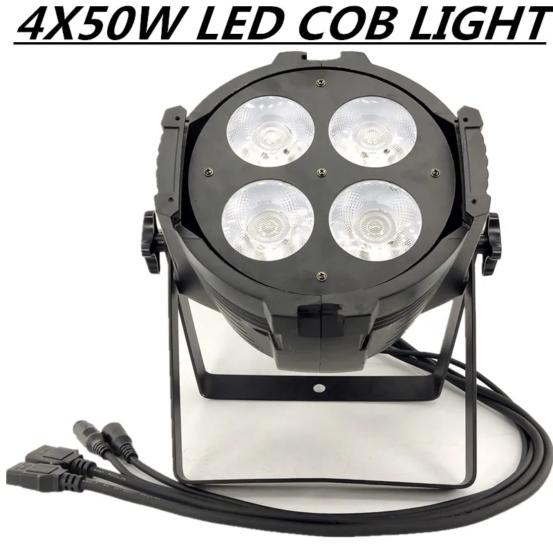 Фото 4X50W LED PAR light white/warm white COB DMX stage professional led wash 100% new | Лампы и освещение