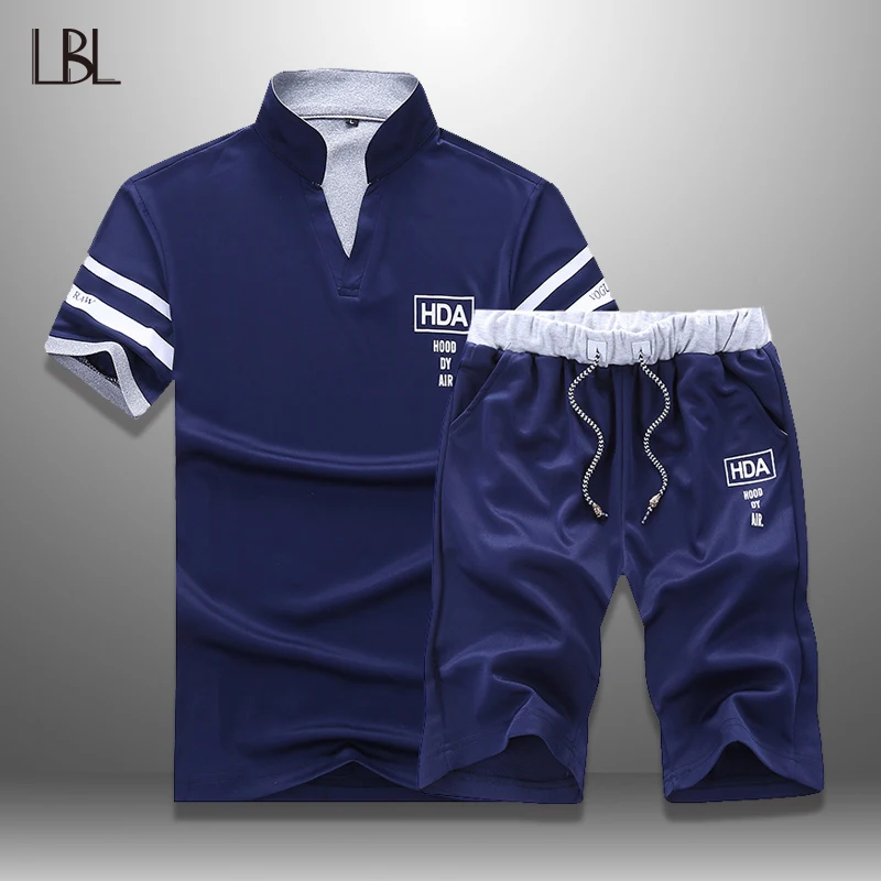 LBL Casual Men Tracksuit Set Summer Sportswear Mens Shorts Sets 2019 Fashion Sweat Suits Man Slim Fit T Shirts + Shorts 2PCS 4XL
LBL Casual Men Tracksuit Set Summer Sportswear Mens Shorts Sets 2019 Fashion Sweat Suits Man Slim Fit T Shirts + Shorts 2PCS 4XL