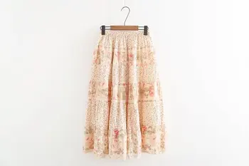 Fashion 2019 Summer Women Bohemian Pink Floral Print Vintage Skirt Sweet Girl Cotton Lace Patchwork A-Line Skirt
Fashion 2019 Summer Women Bohemian Pink Floral Print Vintage Skirt Sweet Girl Cotton Lace Patchwork A-Line Skirt