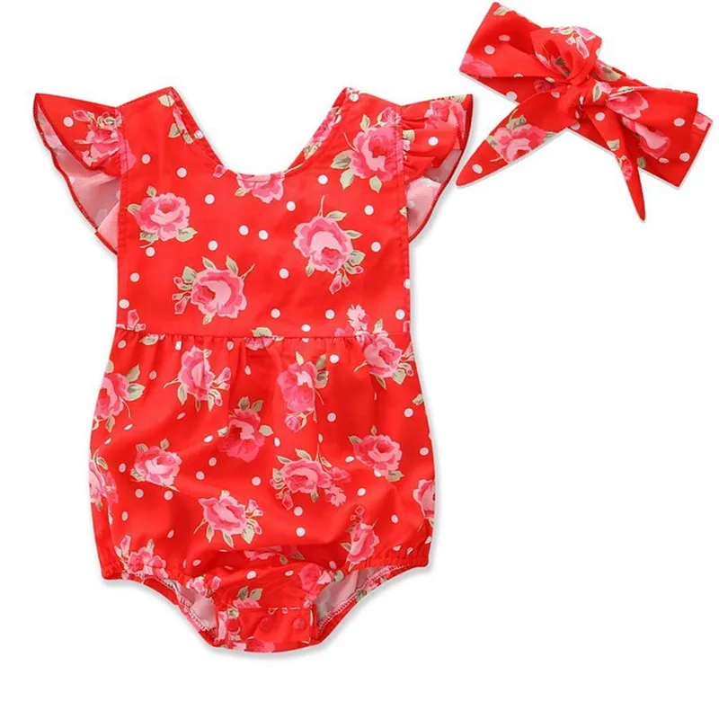 2018 New Christmas Red Flower Romper For Girls Xmas Bebes Newborn Baby Girl Back Cross Romper Summer Jumpsuit Baby Clothing 0-2Y
2018 New Christmas Red Flower Romper For Girls Xmas Bebes Newborn Baby Girl Back Cross Romper Summer Jumpsuit Baby Clothing 0-2Y