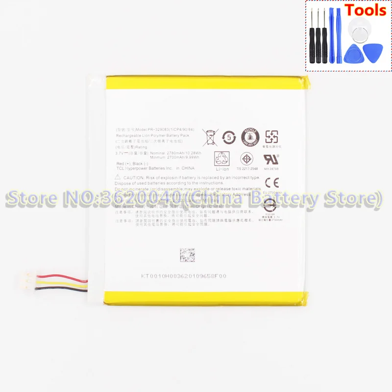 GND 2700mAh/9.99Wh PR-329083 Replacement Battery For Acer Iconia One 7 B1-770 Built-in Li-ion bateria Li-Polymer Batterie
GND 2700mAh/9.99Wh PR-329083 Replacement Battery For Acer Iconia One 7 B1-770 Built-in Li-ion bateria Li-Polymer Batterie