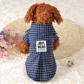 Pet accessorise Summer Plaids Grid Checker Dog Puppy Shirts Lapels Coat Clothes For Small Dogs Chihuahua T-shirt Pets Supplies
Pet accessorise Summer Plaids Grid Checker Dog Puppy Shirts Lapels Coat Clothes For Small Dogs Chihuahua T-shirt Pets Supplies