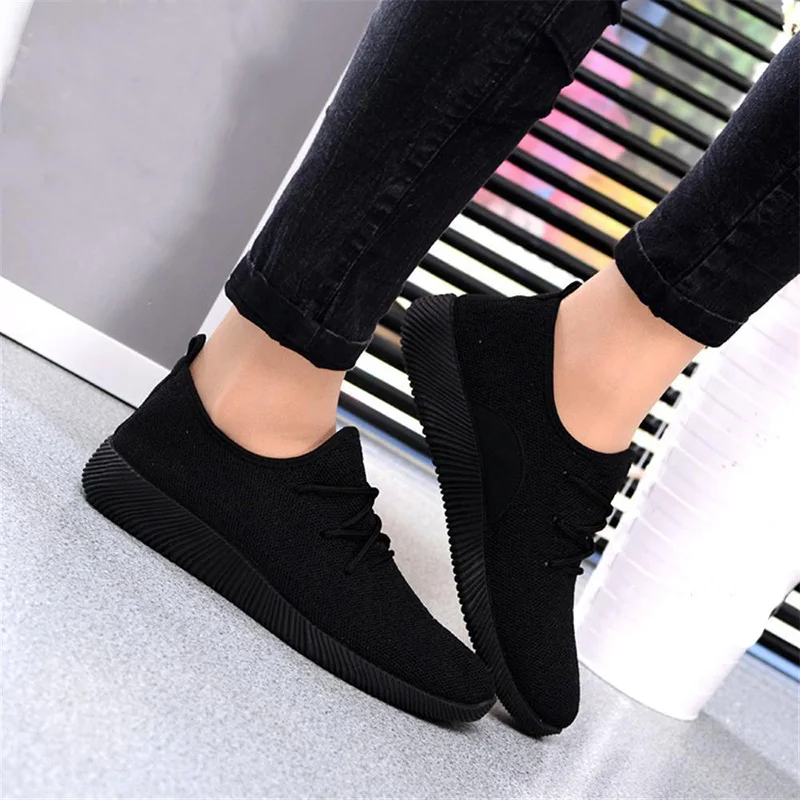 MCCKLE Spring Women Knitting Stretch Female Platform Vulcanized Shoes Casual Flats Fashion Comfort Footwear Lace Up Plus Size
MCCKLE Spring Women Knitting Stretch Female Platform Vulcanized Shoes Casual Flats Fashion Comfort Footwear Lace Up Plus Size