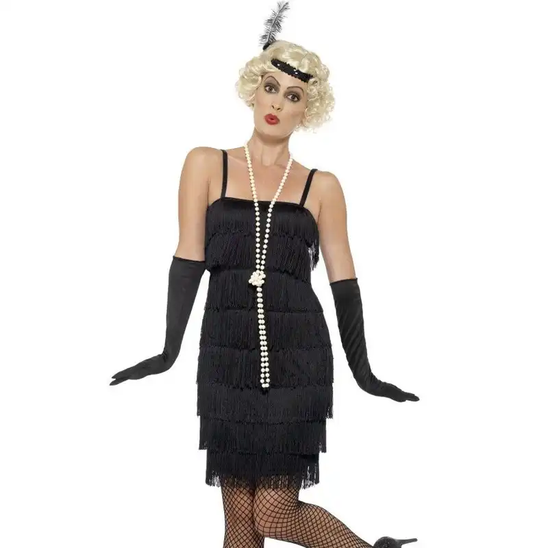 1920s black dress