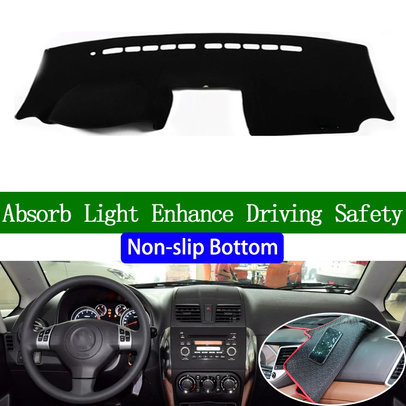 Нескользящая Нижняя крышка приборной панели для SUZUKI SX4 2006 2007 2008 2009 2010 2011 2012-2016, автомобильные наклейки, аксессуары для интерьера автомобиля
Нескользящая Нижняя крышка приборной панели для SUZUKI SX4 2006 2007 2008 2009 2010 2011 2012-2016, автомобильные наклейки, аксессуары для интерьера автомобиля