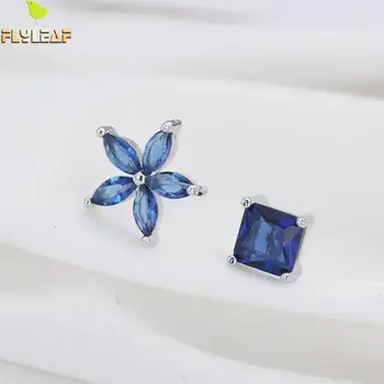 100% 925 Sterling Silver Stud Earring Cubic Zirconia Flowers Asymmetry Flyleaf Personality Fashion Jewelry Earrings For Women
100% 925 Sterling Silver Stud Earring Cubic Zirconia Flowers Asymmetry Flyleaf Personality Fashion Jewelry Earrings For Women