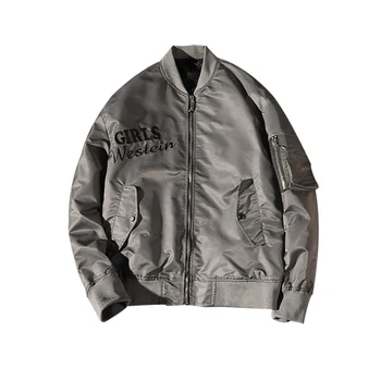 2019 Bomber Jacket Men Net Red Same Big Dragon Letter Embroidery Handsome Fashion Solid Suede Baseball Jacket
2019 Bomber Jacket Men Net Red Same Big Dragon Letter Embroidery Handsome Fashion Solid Suede Baseball Jacket