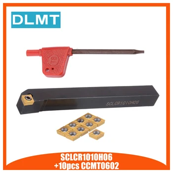 CNC cutter outer turning tool 1PSC SCLCR1010H06 + 10PCS CCMT0602 Inserts + 1PSC Wrench
CNC cutter outer turning tool 1PSC SCLCR1010H06 + 10PCS CCMT0602 Inserts + 1PSC Wrench