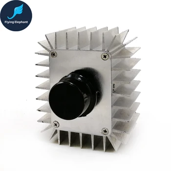 AC220V High Power 5000W Electronic Voltage Regulator SCR 23A For Dimming Thermostat+ Radiating Aluminum Shell Dimmer
AC220V High Power 5000W Electronic Voltage Regulator SCR 23A For Dimming Thermostat+ Radiating Aluminum Shell Dimmer