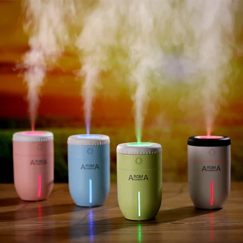 

200ML Mini USB Ultrasonic Air Humidifier LED Light Essential Oil Aroma Diffuser Diffuseur Huile Essentiel Mist Maker