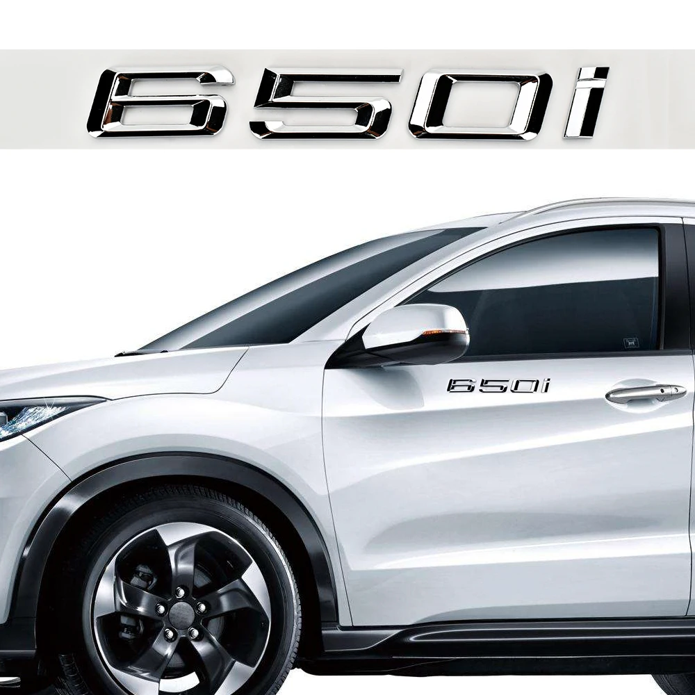 1Set car Styling 3D Auto Digital Sticker ABS for bwm 650 i Chrome Number Trunk Rear Letter Emblem Decal Sticker for BMW 650i
1Set car Styling 3D Auto Digital Sticker ABS for bwm 650 i Chrome Number Trunk Rear Letter Emblem Decal Sticker for BMW 650i