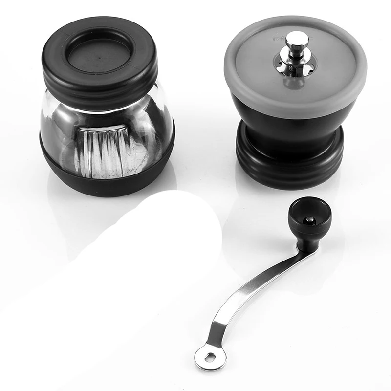 High Quality Modern Look Manual Coffee Grinder Plastic Coffee Black Spice Mini Burr Mill High-quality Hand Shake Clear Container
High Quality Modern Look Manual Coffee Grinder Plastic Coffee Black Spice Mini Burr Mill High-quality Hand Shake Clear Container