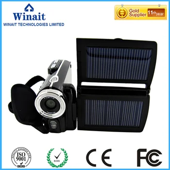 Winait dual solar charging digital video camera DV-T90+ 12mp 8x digital zoom 3.0"LTPS display cheap video camcorder
Winait dual solar charging digital video camera DV-T90+ 12mp 8x digital zoom 3.0"LTPS display cheap video camcorder