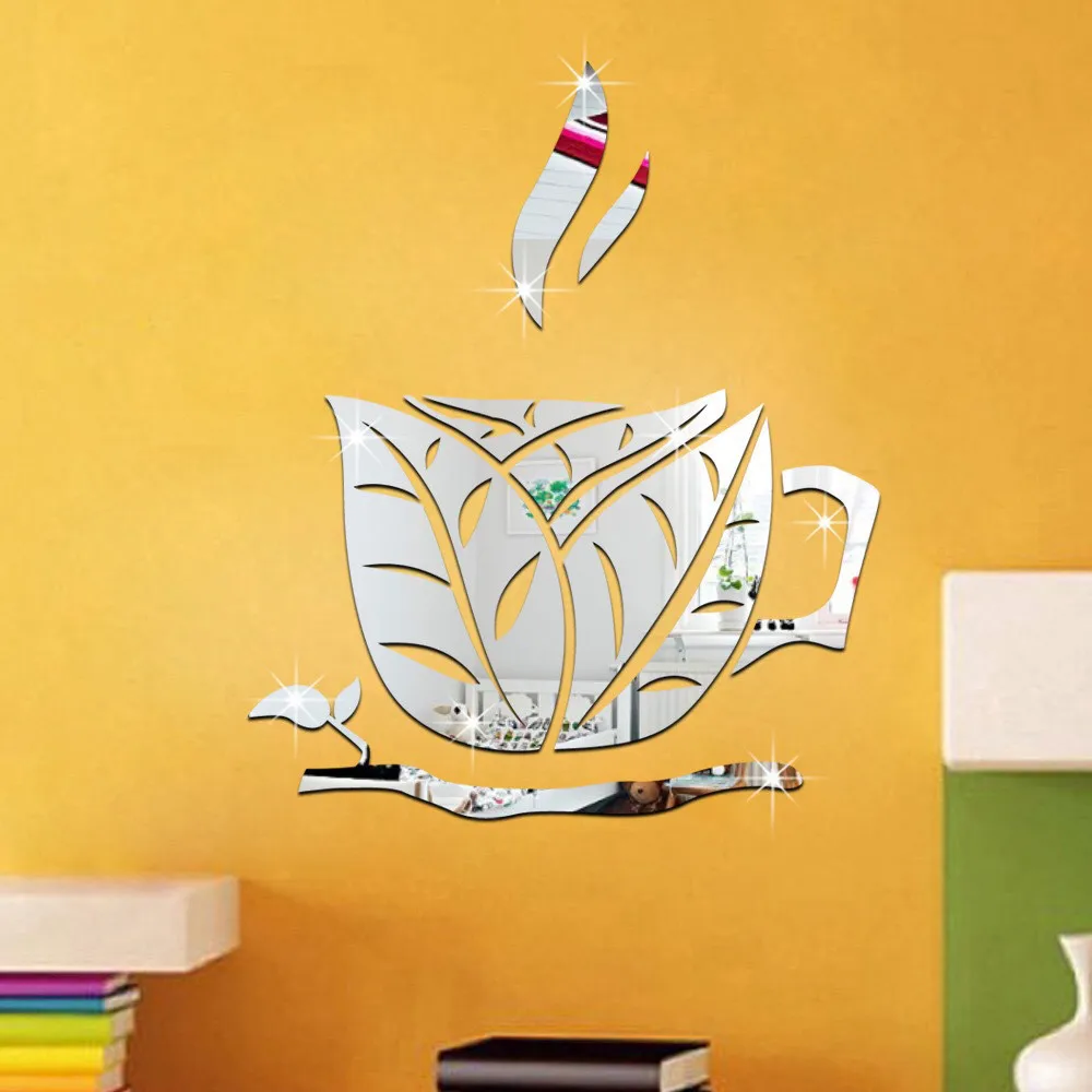 New style wall sticker Acrylic 3D Coffee Cup Combination Mirror Effect Wall Sticker Decal Home Decor
New style wall sticker Acrylic 3D Coffee Cup Combination Mirror Effect Wall Sticker Decal Home Decor