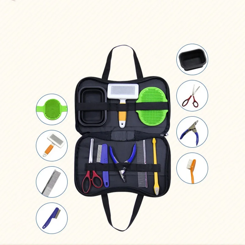 Dog Travel Bag Pet Accessories Essentials with Dogs Combs Brush Hair Grooming Dog Carriers Bags
Dog Travel Bag Pet Accessories Essentials with Dogs Combs Brush Hair Grooming Dog Carriers Bags